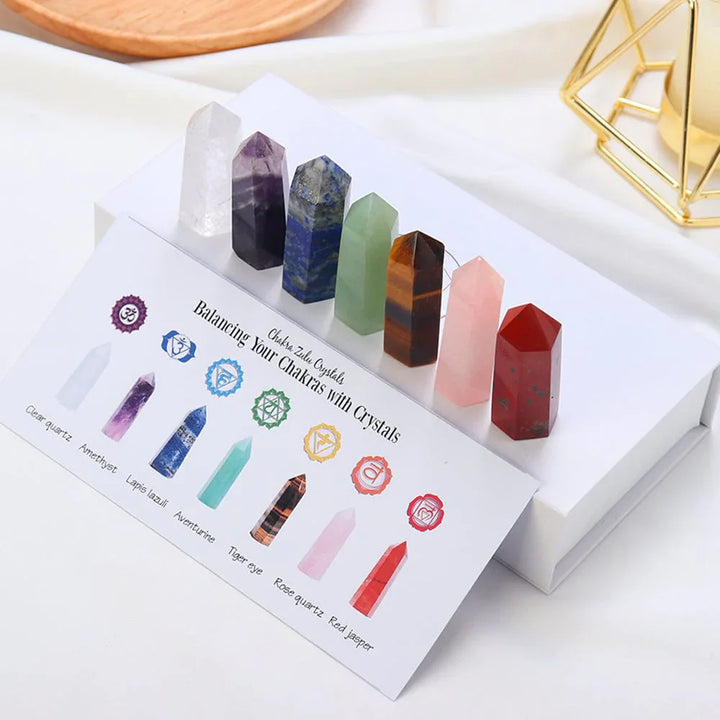 7 Chakra Steiner Sett Gave | Skanto
