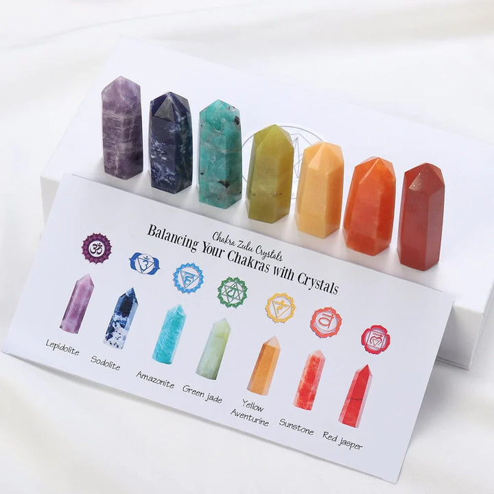 7 Chakra Steiner Sett Gave | Skanto
