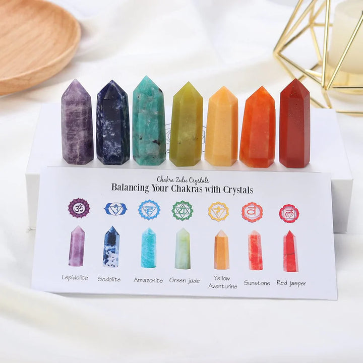 7 Chakra Steiner Sett Gave | Skanto