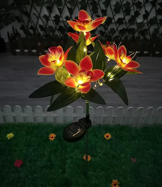 Skanto | Moderne utendørs solbelysning med 7 blomster