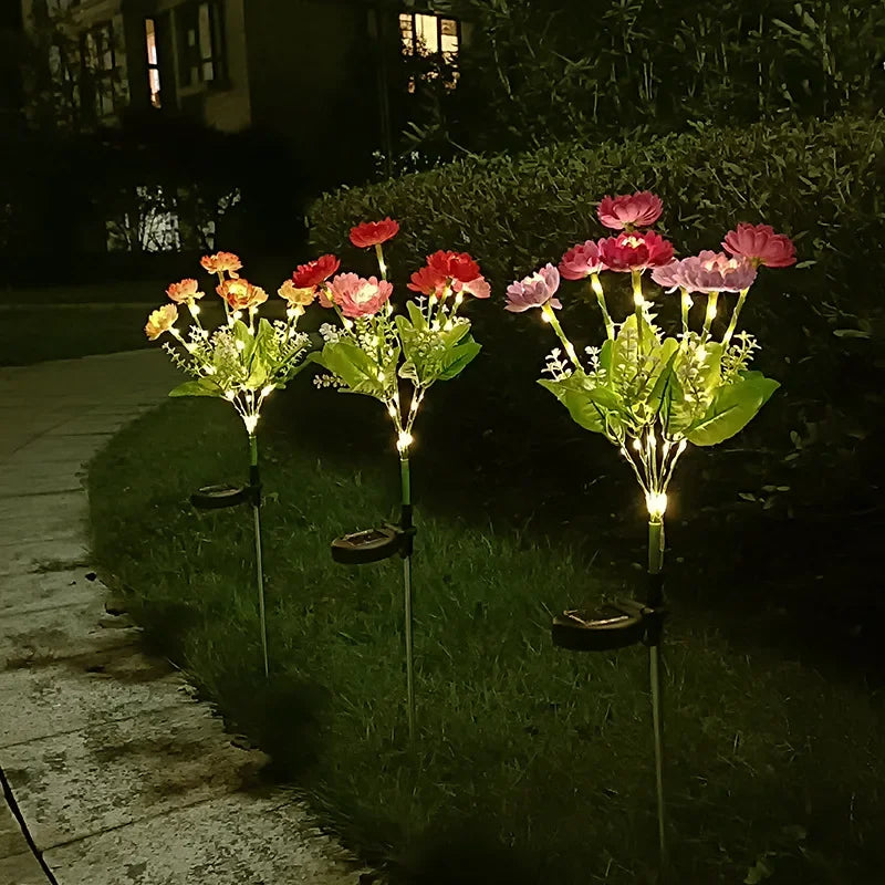 Skanto | Moderne utendørs sollys med 7 blomster
