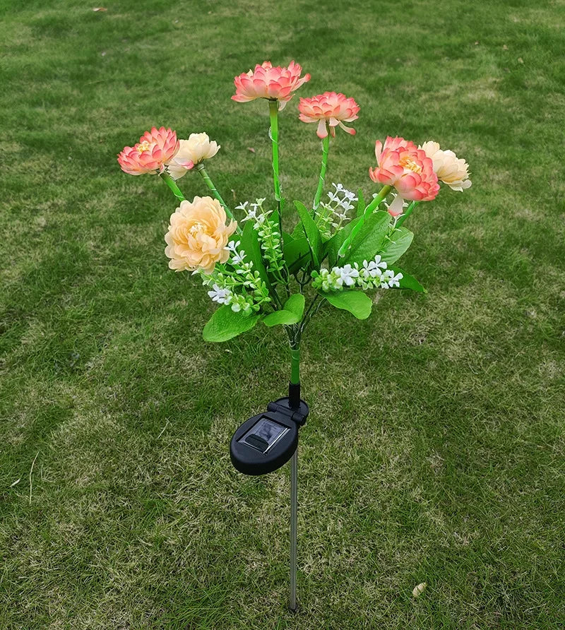 Skanto | Moderne utendørs sollys med 7 blomster