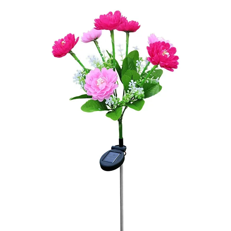 Skanto | Moderne utendørs sollys med 7 blomster