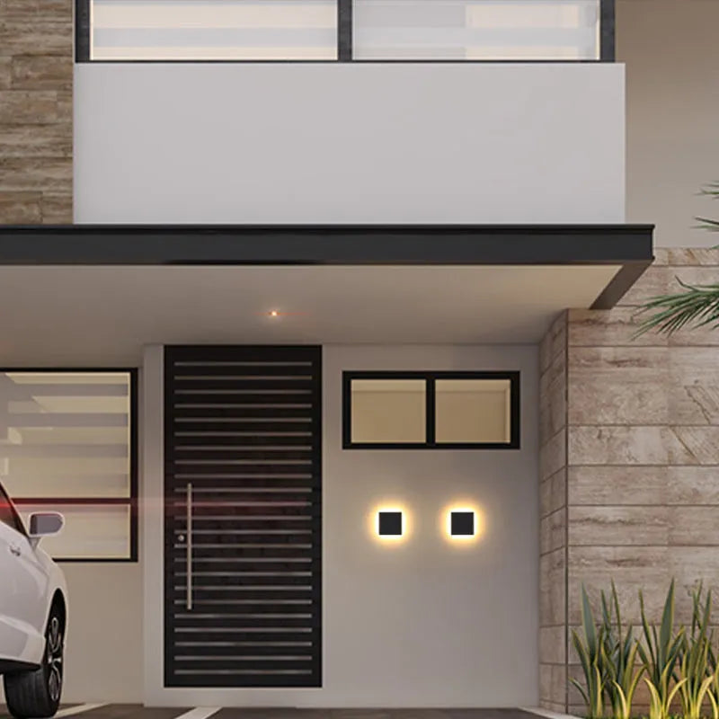 Skanto | Moderne Minimalistisk Utendørs Vegglampe LED Metall