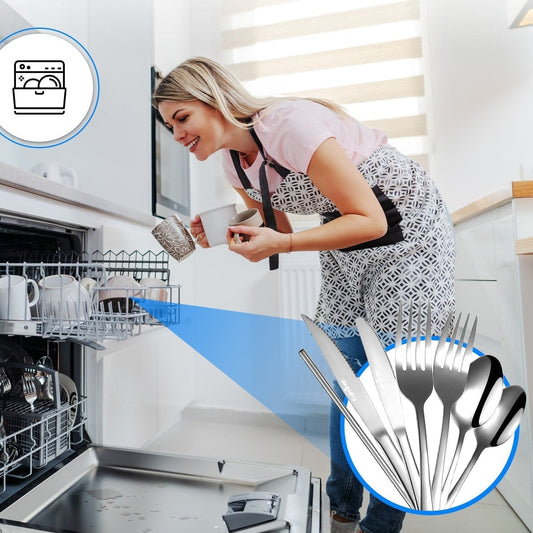 Norvo | Zilvergloed - Servise sett for 6 personer