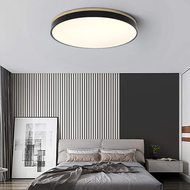 Skanto | Taklampe Naturlig Tre Flush Mount Fixture