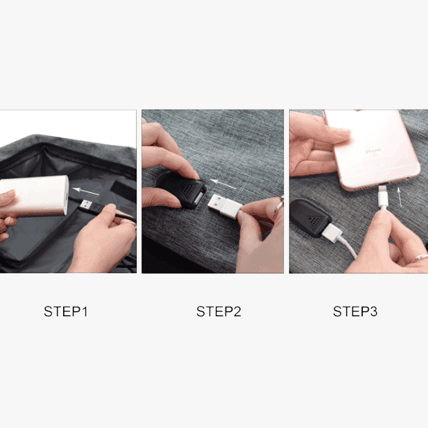 Original USB-lading Anti-tyveri Ryggsekk | Skanto