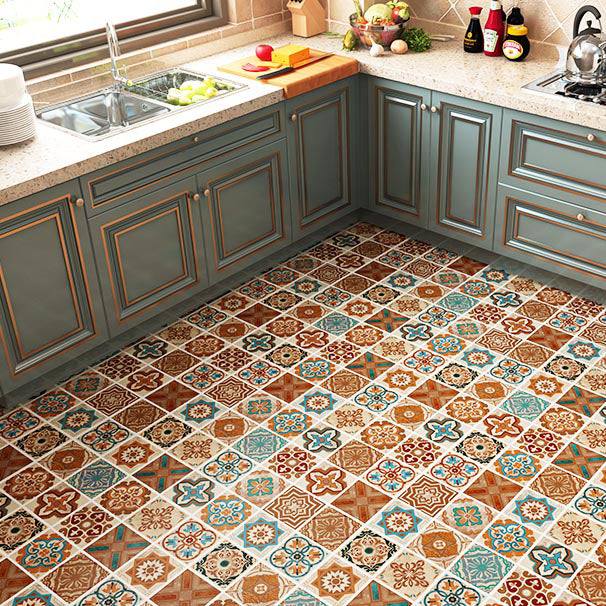 Skanto | Multi-Tonal Stil Vinyl Plank Gulv Peel og Stick Porselen Flis Utseende PVC Gulv