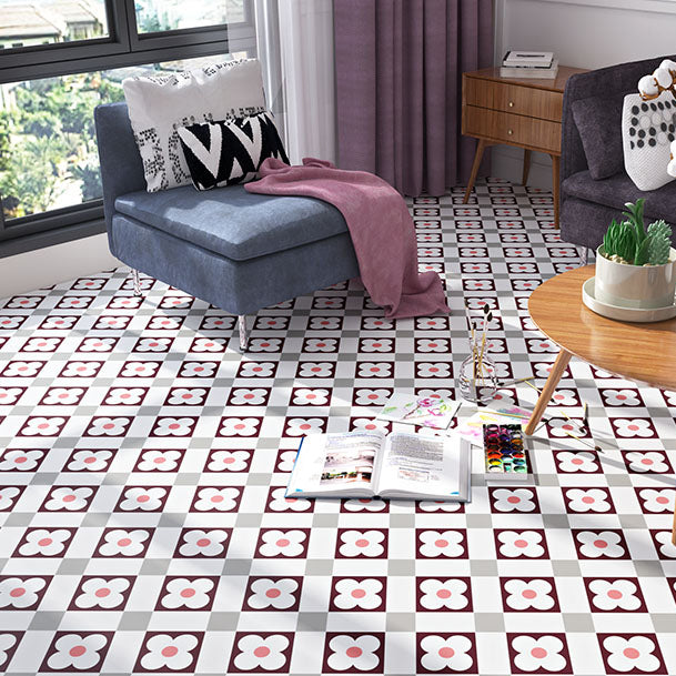 Skanto | Multi-Tonal Stil Vinyl Plank Gulv Peel og Stick Porselen Flis Utseende PVC Gulv