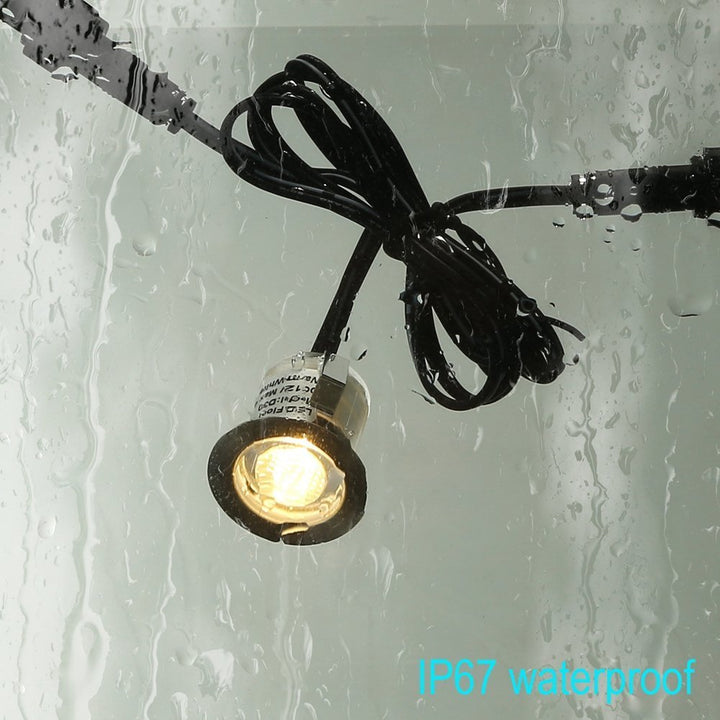 Norvo | Fvtled 10-Pack Rgb Led Utendørs Deck Lyskilder, Ip67 Vanntett, Lav Spenning For Hage & Terrasse