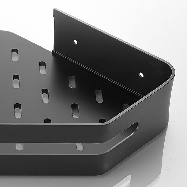 Moderne baderomssett med 2/3 deler, rustfritt stål, trekantet baderomshylle laget av aluminium