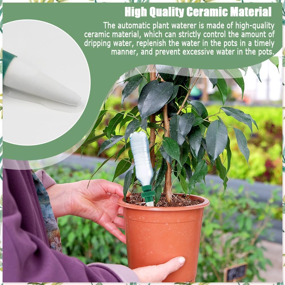 Skanto | Selvvannende pigger for planter – Automatiske drypptips for flasker