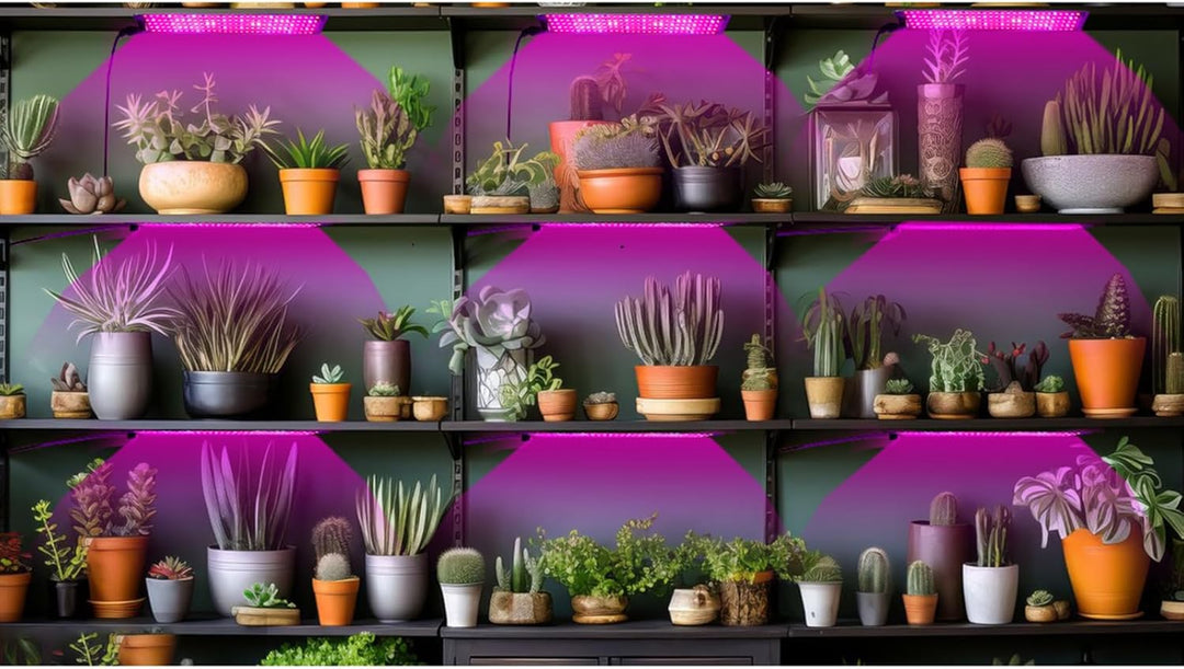 Skanto | LED Quantum Plante Lys Panel for Vekst og Farge Fremming – Med Justerbar Lysmodus