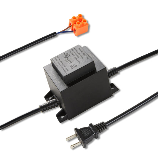 Norvo | Nvmidtc Utendørs Landskapstransformator Ul Listet 110/120V Til Ac 24V/2.5A, 60W Vanntett Strømforsyningskonverter For Led Spotlight