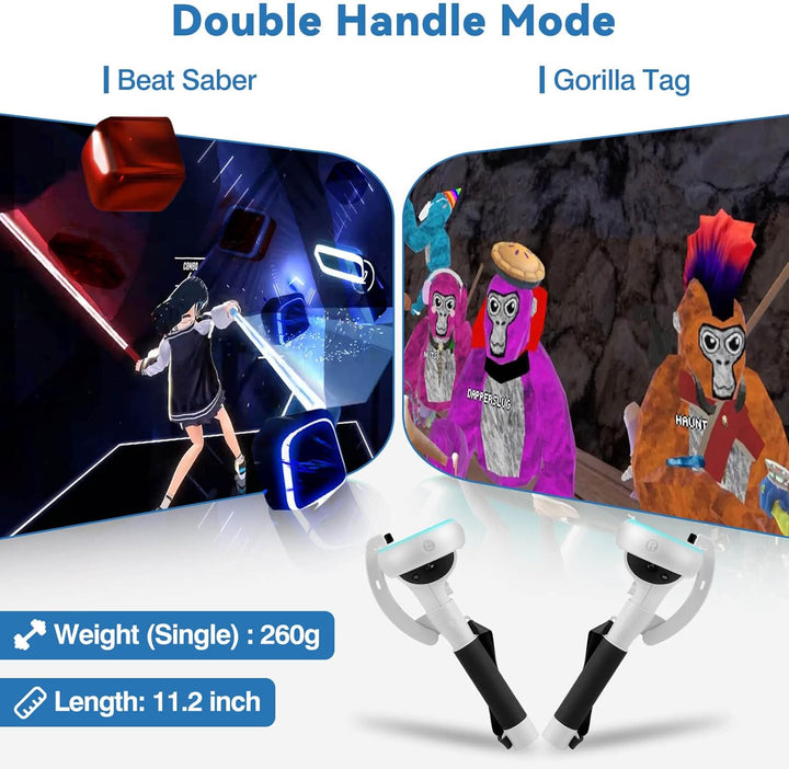 Skanto | VR-kontrollerutvidelseshåndtak for Meta Quest 2 – Kynaro