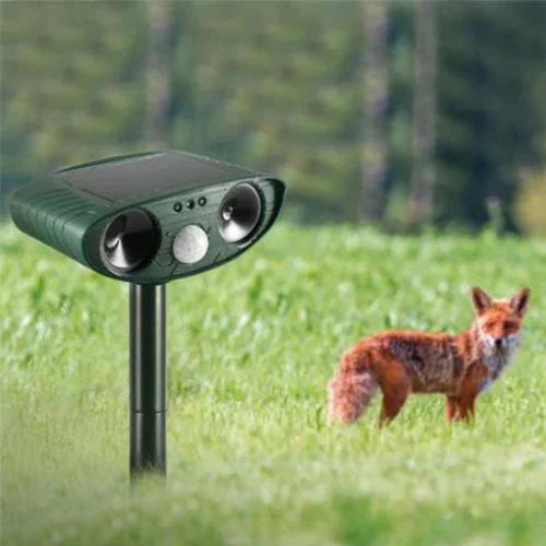 Solar Power Ultrasonic Dyre Skadedyr Avskrekker Infrarød Sensor Vanntett Dyre Avskrekker Skanto