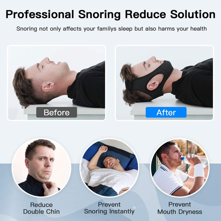 Skanto | Anti-Snorke Kinnrem for Søvnapné