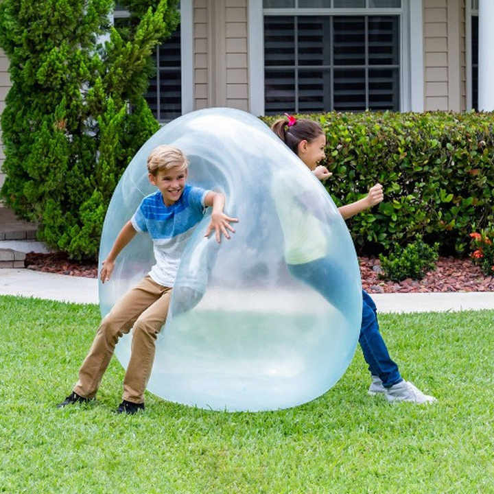 Skanto | WobbleBubble – Gigantisk oppblåsbar lekeball for barn fra 5 år og oppover | Oppmuntrer til bevegelse, balanse og utendørs moro