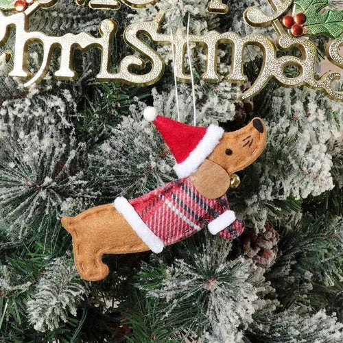 Skanto | Juledekorasjoner Klednings Pølsehund Liten Anheng