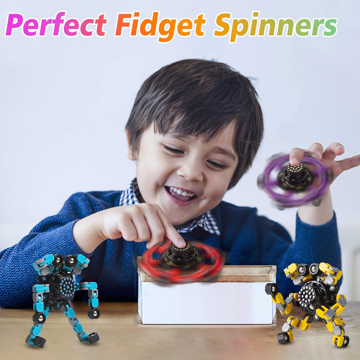 Skanto | Forvandlingsbare Fidget Spinnere 4 Pcs