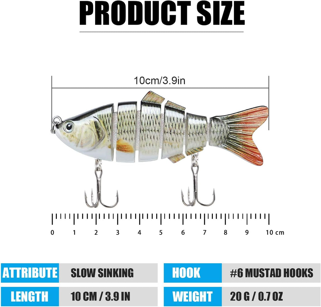 Skanto | 6-Segment Livaktige Fiskesluker