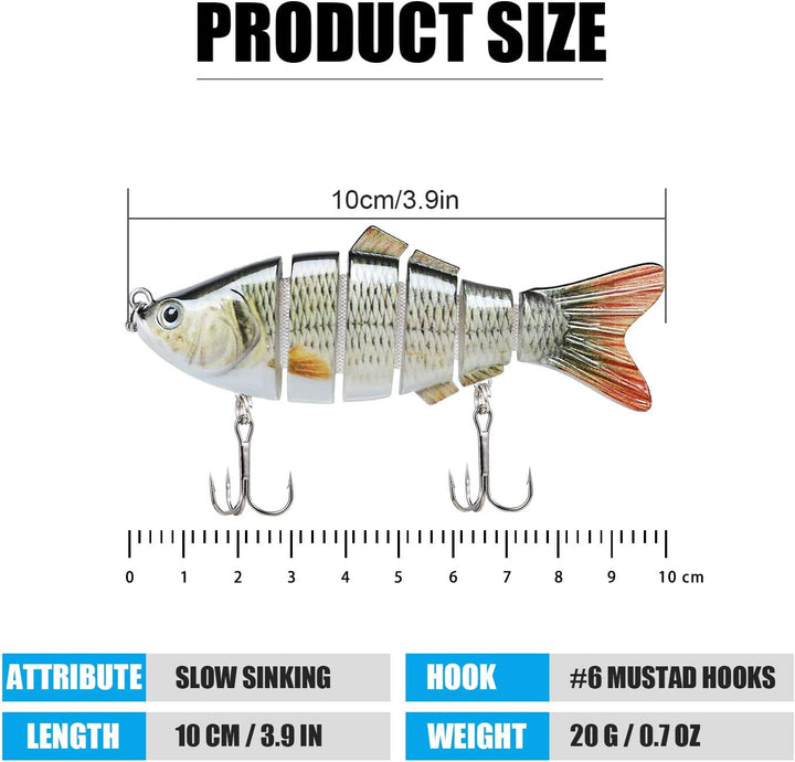 Skanto | 6-Segment Livaktige Fiskesluker