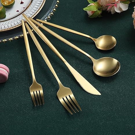 Skanto | Minimalistisk Rustfritt Stål Bestikk Elegant Enkelhet