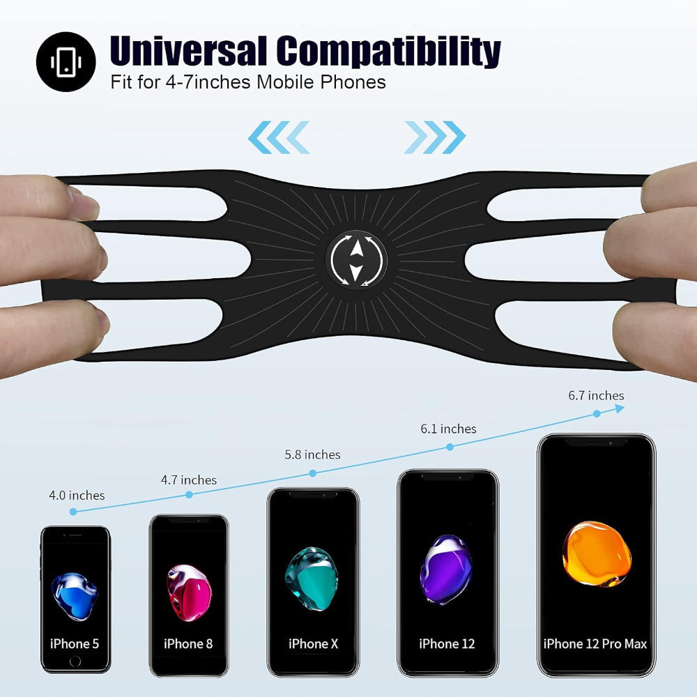 Sykkel telefonholder 360° roterbar avtakbar | Skanto