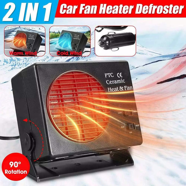 Heizlüfter fürs Auto | Tragbarer 12V-Entfroster und Wärmer