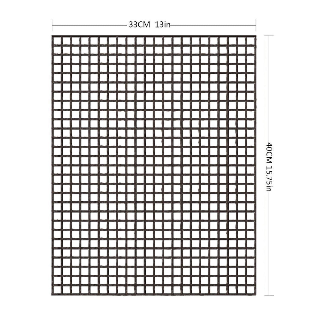 Teflon Non-stick BBQ Grill Mesh Mat for Reusable Cleaning | Skanto