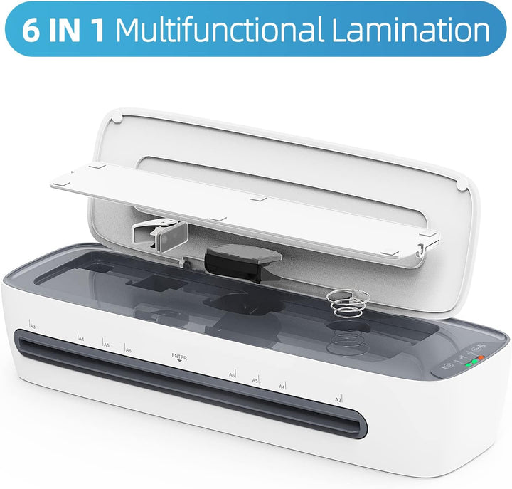 Skanto | A3 Skrivbord Laminator Sett med Varme- og Kjølemodus og 6-i-1 Funksjoner – Lexaro