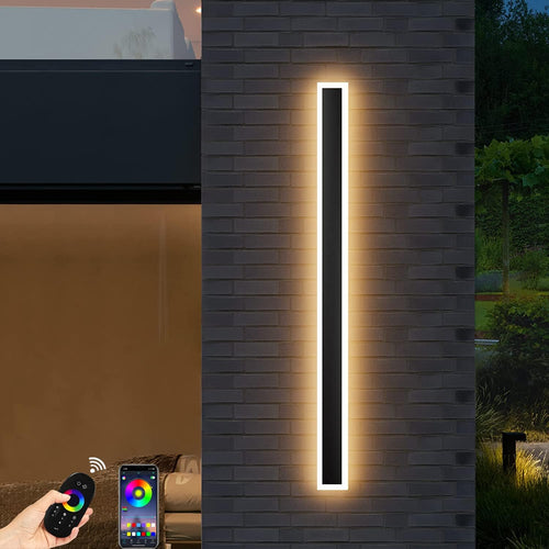 Skanto | Utendørs LED vegglampe Moderne dimbar stripe