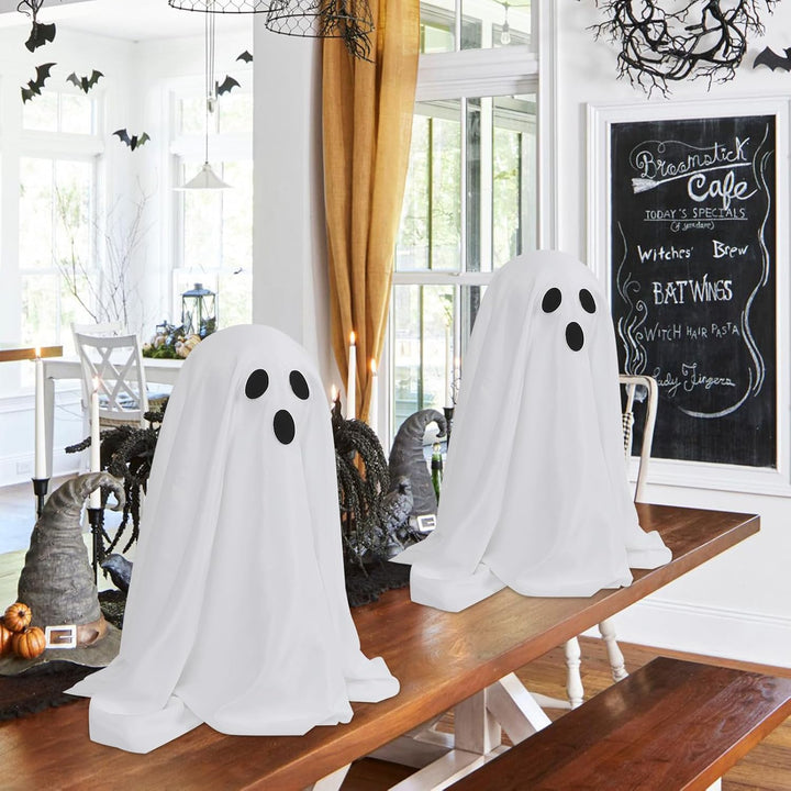 SKUMLE GHOST HALLOWEEN DEKOR - LYSKJEDER BATTERIDREVET Skanto