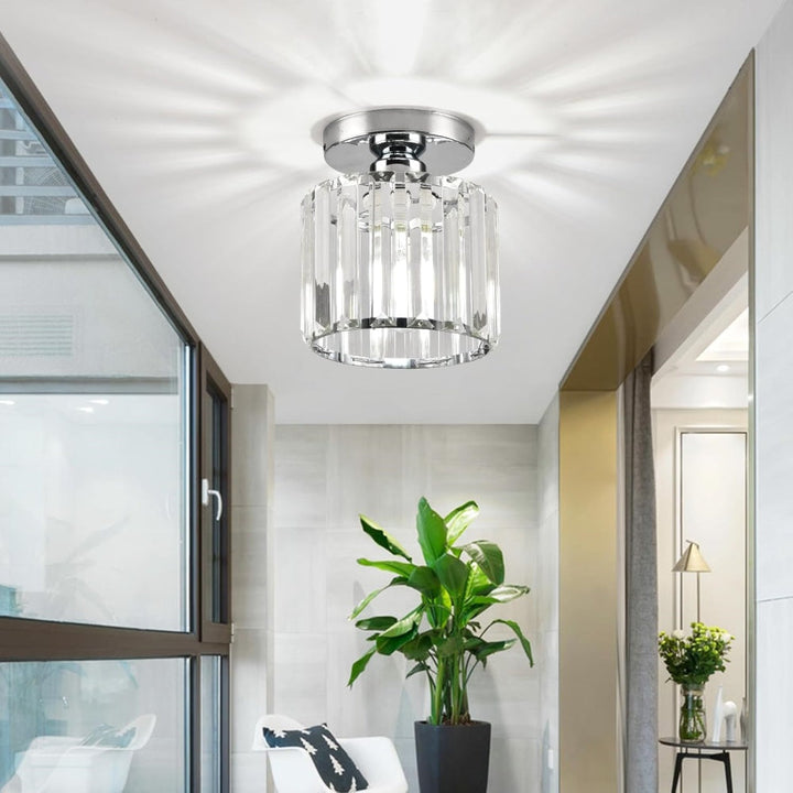 Skanto | Taklampe Krystall Flush Mount Moderne Armatur