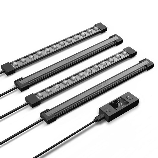 Norvo | Ac Infinity Ionbeam S11, Full Spectrum Led Grow Light Bars 11”, Dypere penetrasjon Samsung Lm301H Evo dioder og digitalt dimmetidøkontroller, For veg blomstrende innendørsplanter, Grow Tents, Drivhus