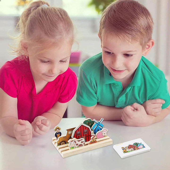 Skanto | Eventyr Kombinasjonsspillet – Kreativt 3D Trepuslespill