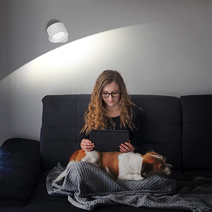 Skanto | Eternity Glow – Trådløs LED vegglampe med fjernkontroll og timer