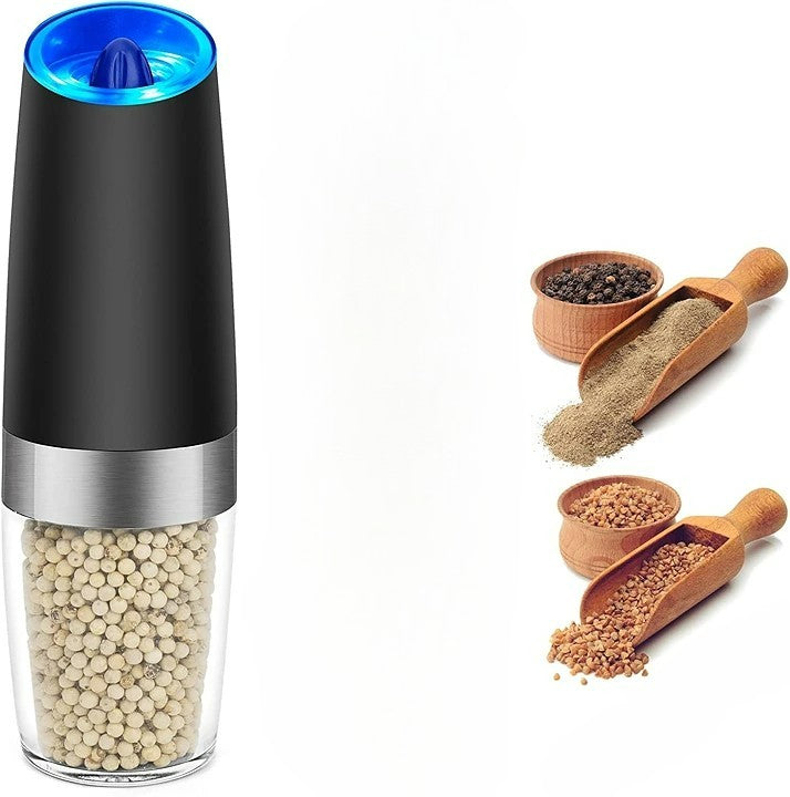 Automatisk elektrisk tyngdekraft induksjon salt- og pepperkvern | Skanto