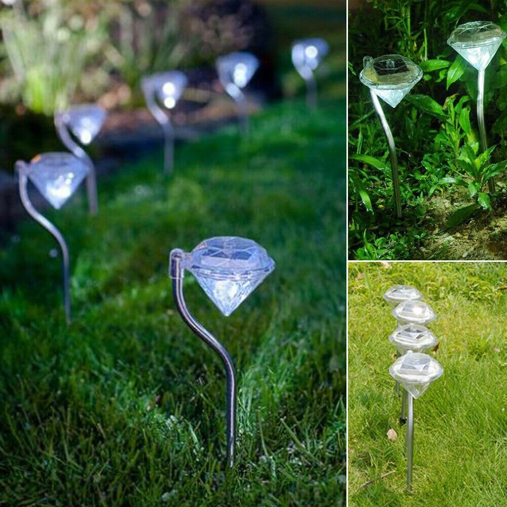 Skanto | Solhage Lys i Diamantform – LED-lamper for Ute-dekorasjon og Belysning