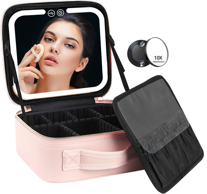Luksus Makeup Organizer med Belyst Speil Skanto
