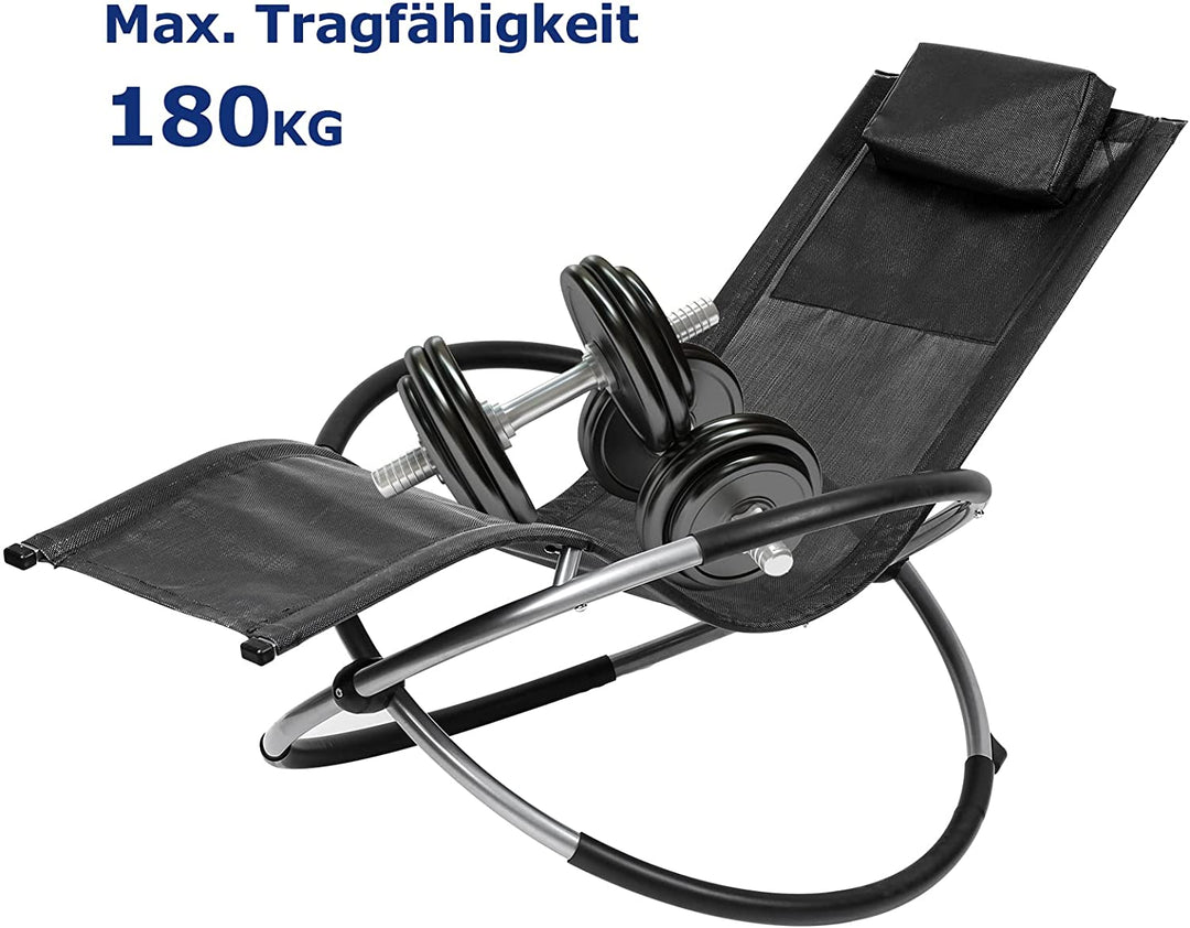Avslappende sjeselong dekkstol svingende sjeselong sammenleggbar | Skanto