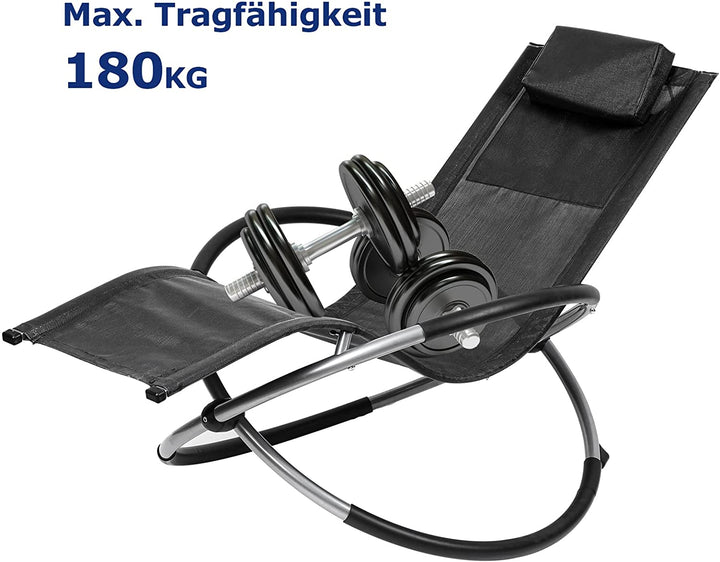 Avslappende sjeselong dekkstol svingende sjeselong sammenleggbar | Skanto