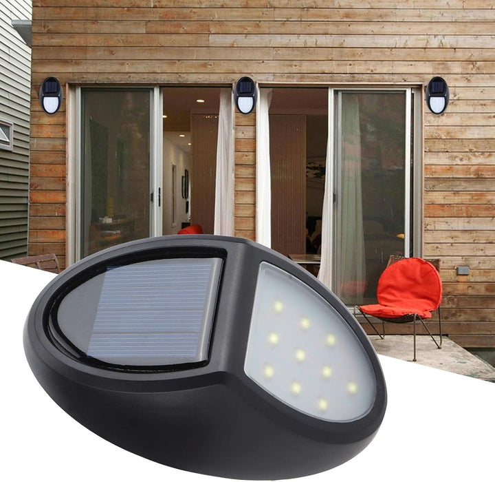 Skanto | Solar LED Vegglampe for Utendørs – Værbestandig, Energisparende og med Bevegelsessensor