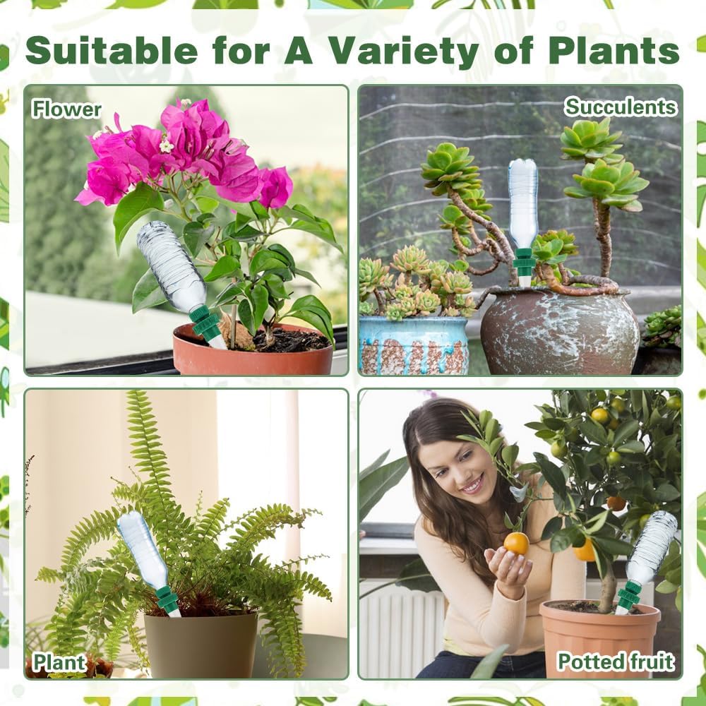 Skanto | Selvvannende pigger for planter – Automatiske drypptips for flasker