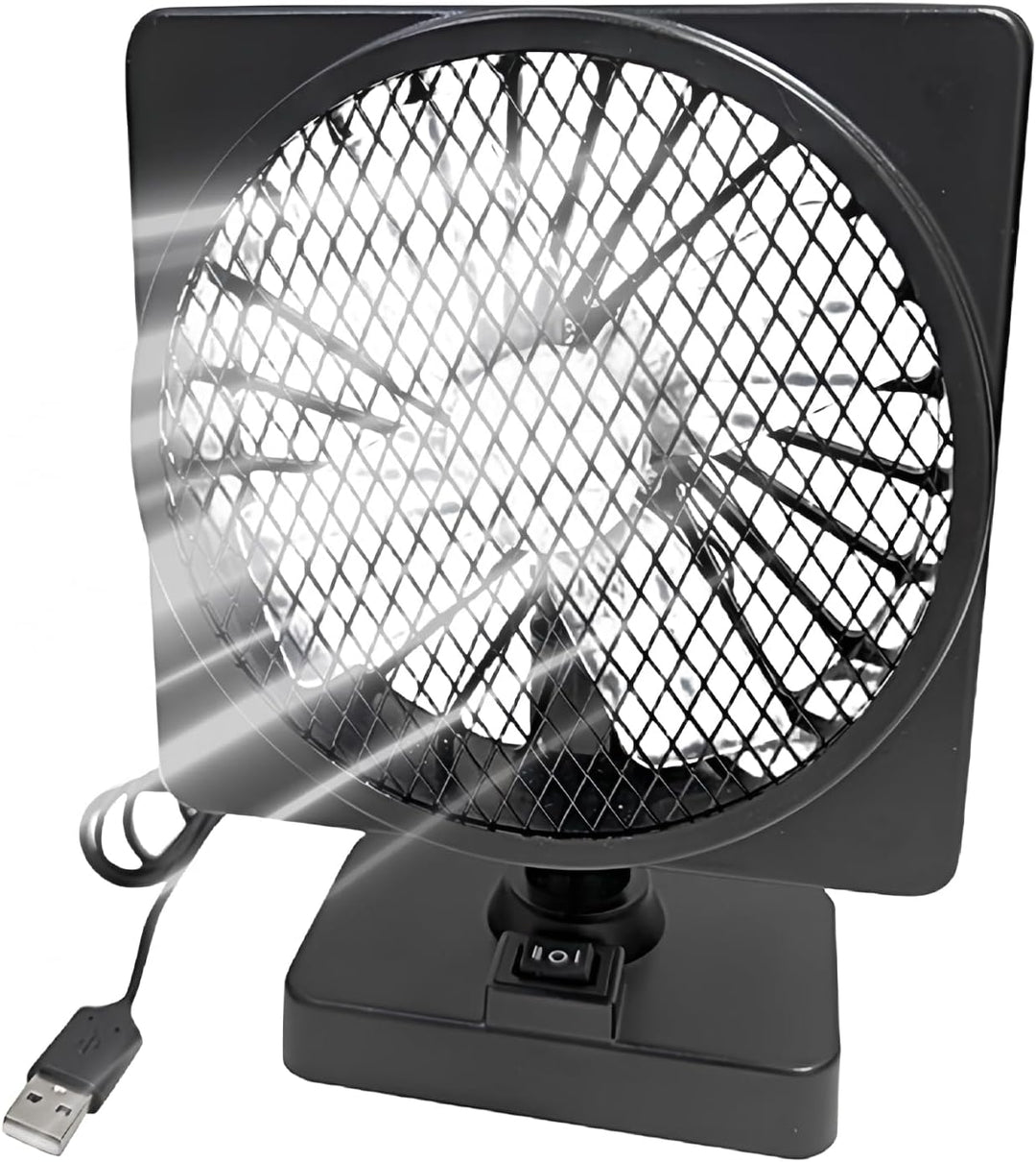Skanto | 12V USB Luftsirkulator Bilstyling Kjølevifte med 360° Rotasjon (1+1 GRATIS) – Aurovent