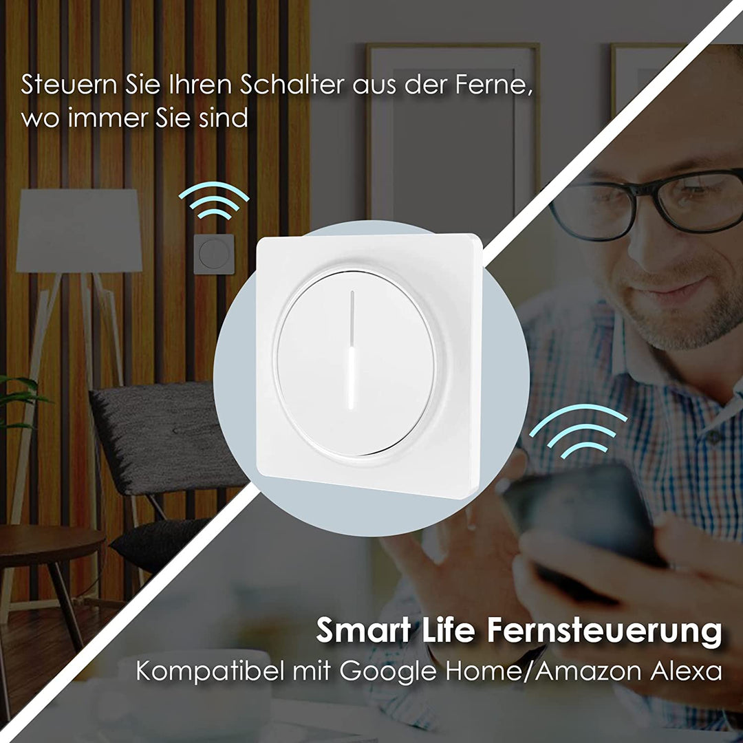 Smart Dimmer Dimmerbryter Berøring med Fjernkontroll | Skanto