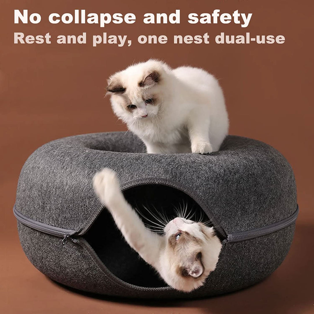 Skanto | PURRFECT DEN – Luksus Kattunnel med Sovehule & Lekegøy