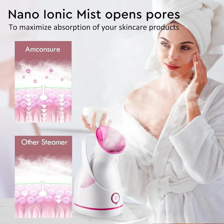 Skanto | Nano-Ionic Ansiktsdampmaskin | For Dypvirkende Hudpleie