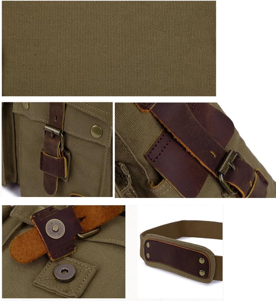 RetroCarry Bag – Vintage Canvas Skulderveske for Laptoper Skanto
