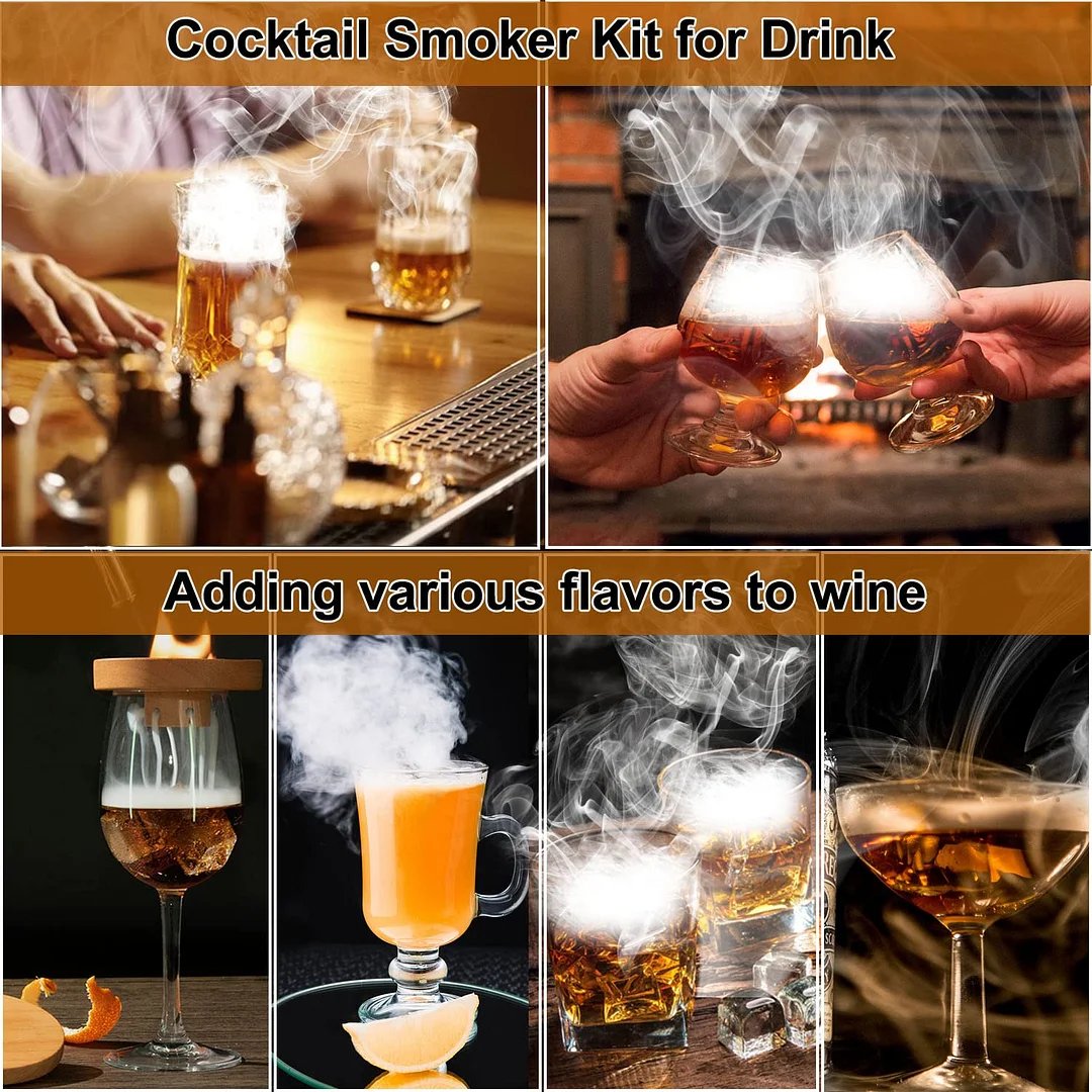 Skanto | Cocktailrøyk med 8 smaker - Bourbon Whiskey-gaver til menn